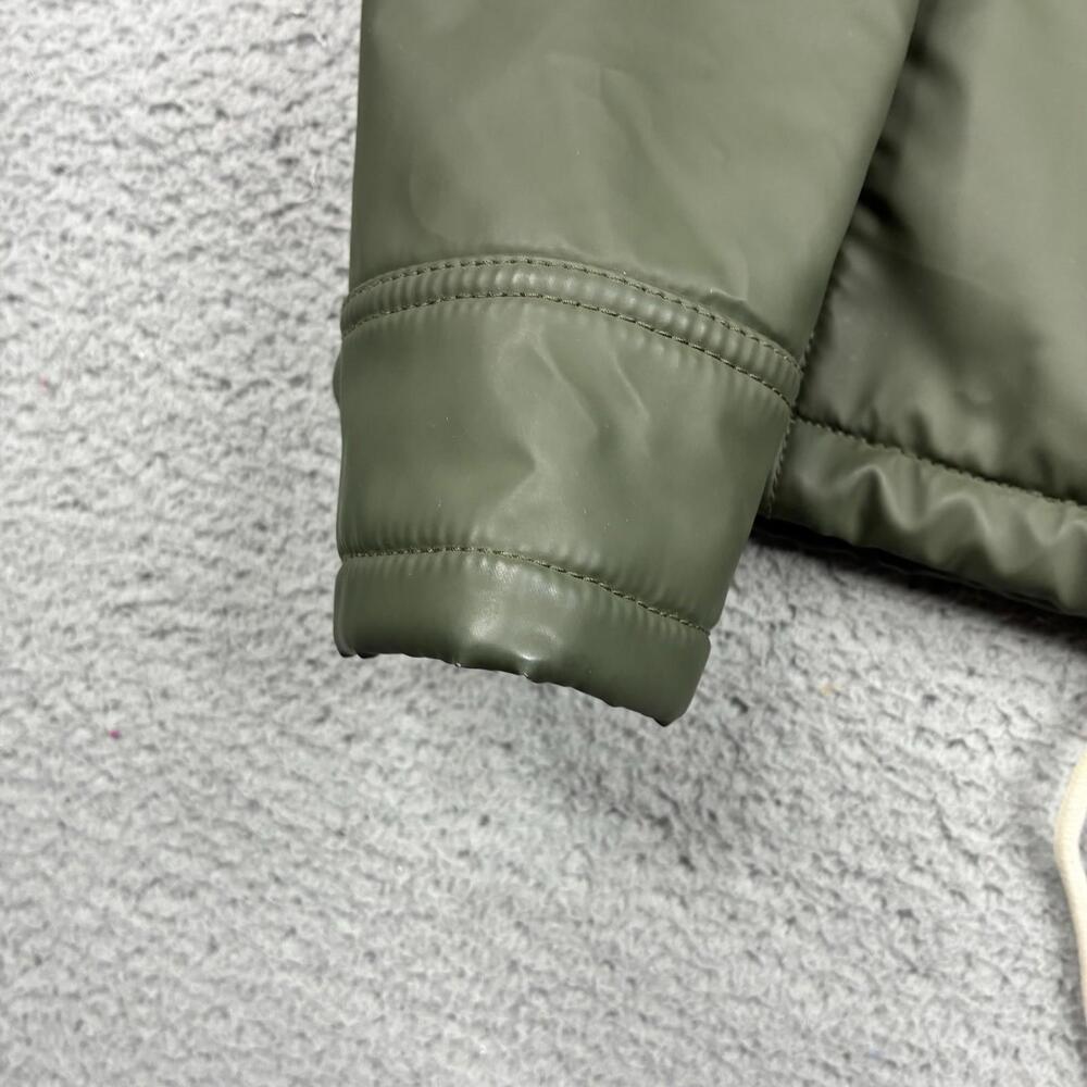 Superdry Green Toggle Duffle Jacket Women's Small Hooded Lined Utility Coat - Picture 9 of 15